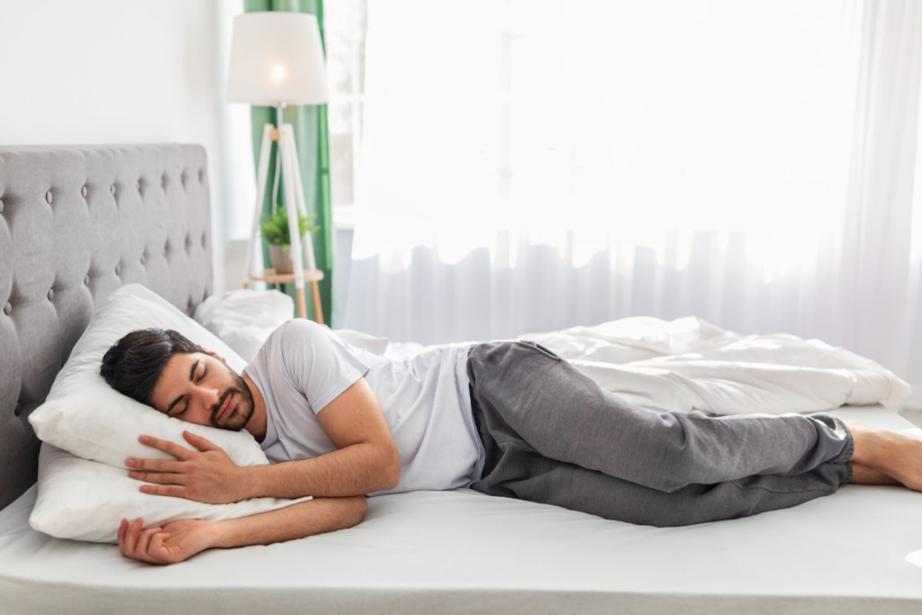 benefits of sleeping on left side.